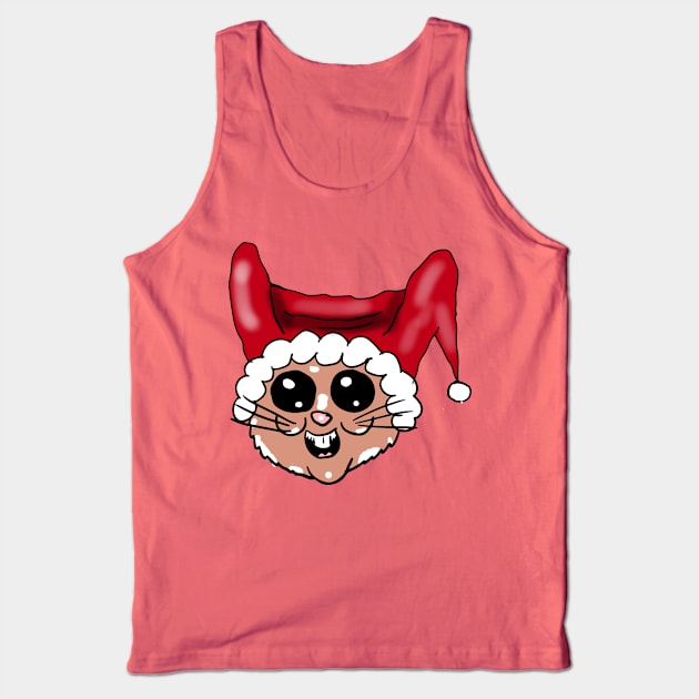 Funny Christmas Bunny Tank Top by Eric03091978